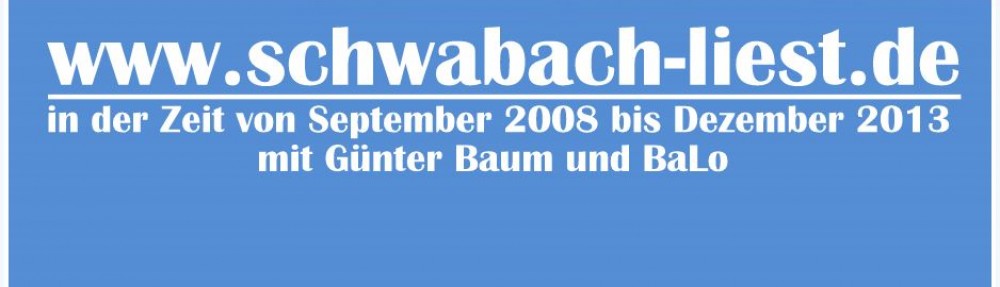 'Schwabach liest' 9/2008 bis 12/2013